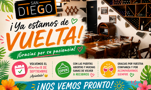 ¡Ya estamos de vuelta!
